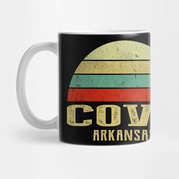 Cove Arkansas Vintage Retro Sunset by Curry G